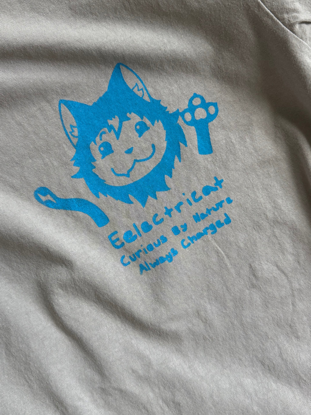 the original eelectricat tee — ash grey