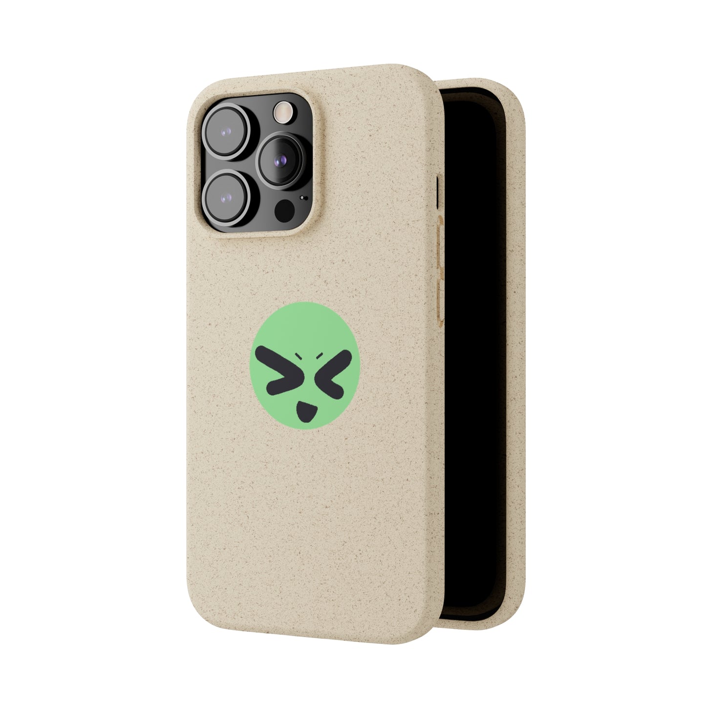 silly green guy biodegradable case