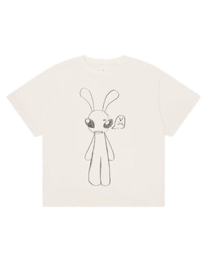 cropped boxy tee alien five