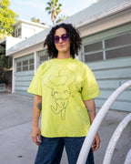 alien two cropped boxe tee