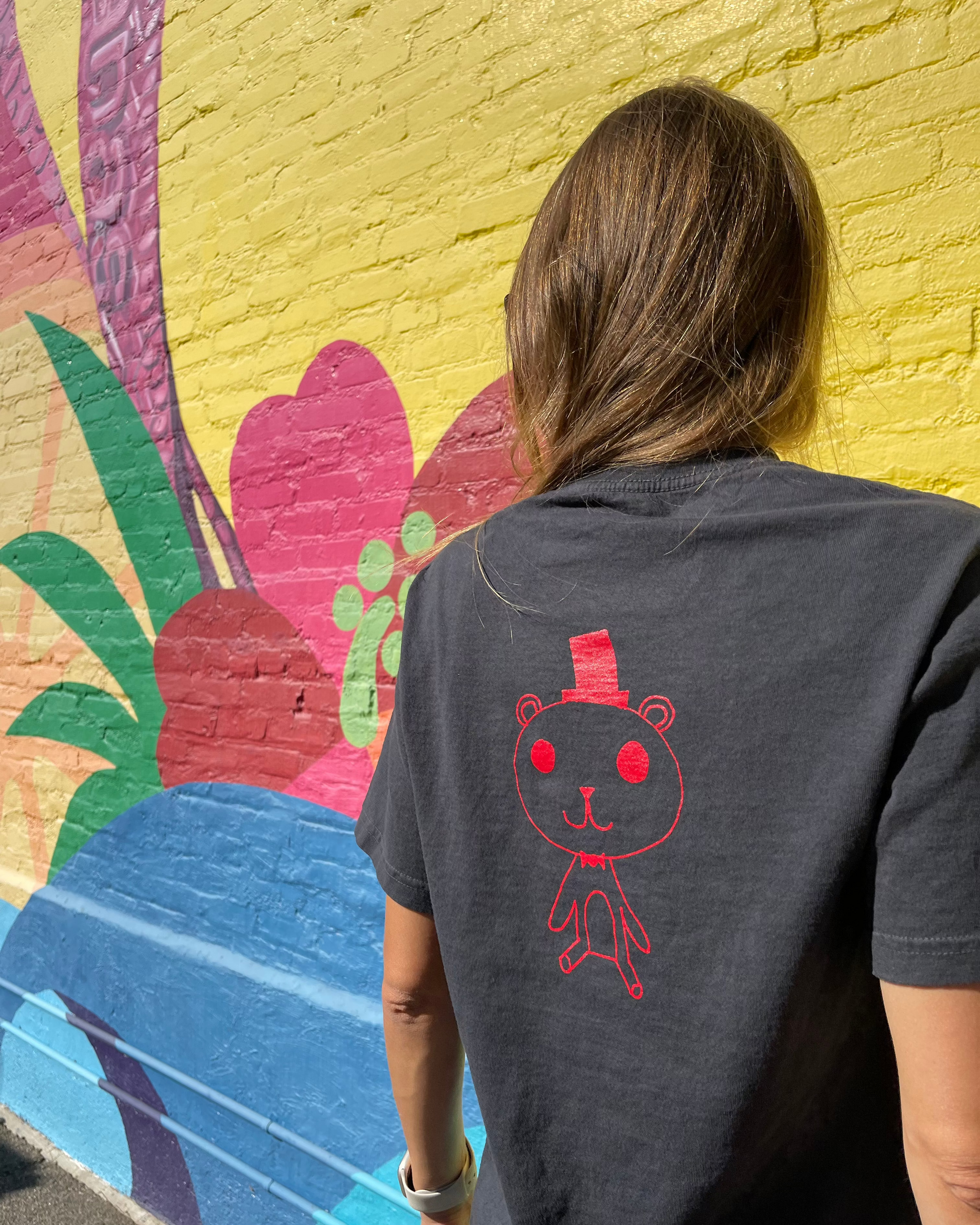 gentle teddy bear cotton tee