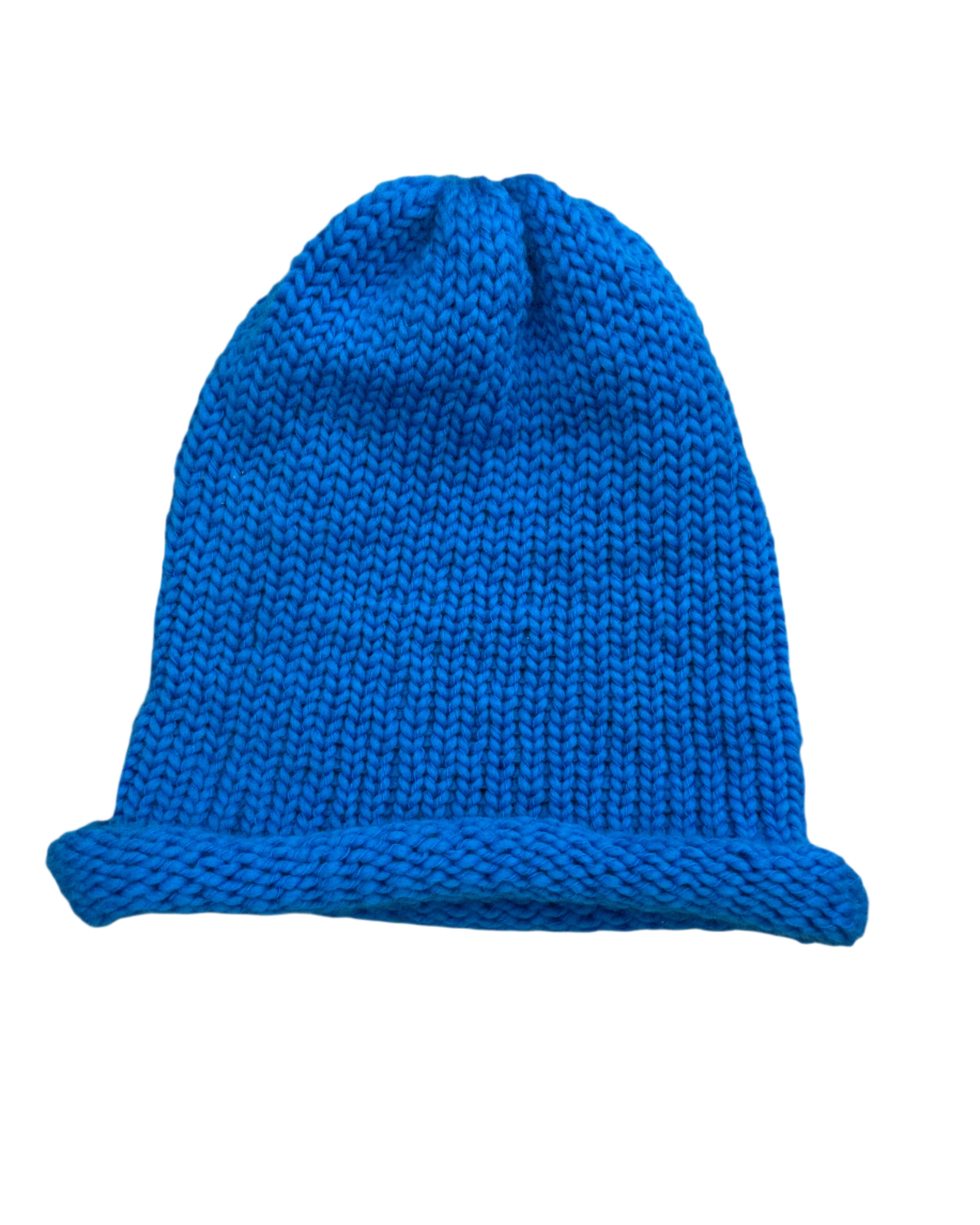 crafted merino wool beanie with heart embroidery